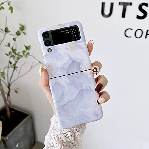 Coque Samsung Galaxy Z Flip 4 et 3 5G antichoc pliable mince aquarelle arc-en-ciel