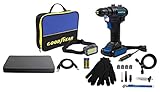 Goodyear Rechargeable Tire Maintenance Kit GY3197 Tire Inflator Portable Air Compressor 12V Roadside Emergency Kit