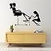Salón de belleza pegatina de pared diseño decorativo de pared vinilo arte calcomanía señoras pared pegatina arte Mural arte calcomanía A1 57x78cm