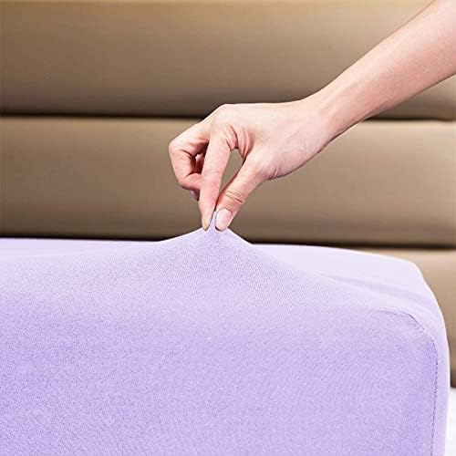 Family Bedding Cream King Fitted Sheet - Deep Pocket Easy Care Soft Jersey 100% Cotton 4 Way Stretch Bed Sheets- Shrinkage and Fade Resistant. (King (160x200cm), Cream).
