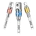 Produktbild Feifox Akkuschrauber Stecknuss Adapter Steckschlüssel Nuss Set 3-teiliges 1/2 3/8 / 1/4 Zoll