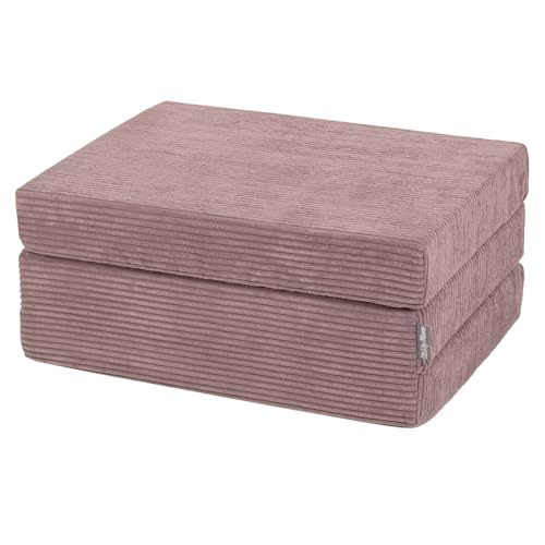 KiddyMoon Matras Opvouwbaar Voor Kinderen Comfortabel Veelzijdig En Praktisch Lichtgewicht Met Afneembare Hoes Ideaal Voor Spelen Ontspannen En Logeerpartijtjes, Violet