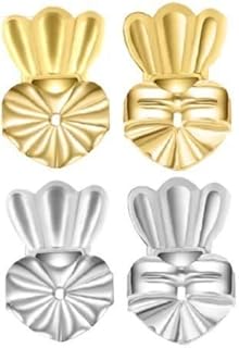 Earring Backs for Droopy Ears - Earring Lifters (2 Earring Lifters + 2 Earring Backs + Jewelry Box) - Earing Backs Secure Rubber - Earring Backs Rubber Earring Backs Clear Earring Backs Replacements