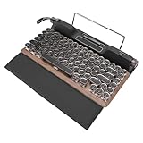 Connexion multiple: il s'agit d'un clavier qui peut être câblé pour se connecter à l'ordinateur, une machine à écrire d'ordinateur, mais aussi un clavier 2,4 g sans fil, le clavier est livré avec un récepteur 2.4g, quelle que soit la connexion très pratique.