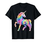 Rainbow Tie Dye Unicornio Magical Fantasy Animal Camiseta