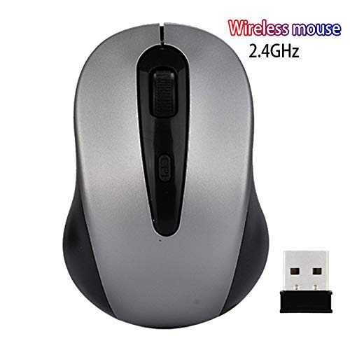 Preisvergleich Produktbild MENGCI Wireless Mouse 1600Dpi Adjustable Bt 3.0 and 2.4Ghz Optional Optical Computer Mouse Ergonomic Bluetooth Notebook Mouse