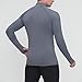 Blaward Men's 1/4 Zip Long Sleeve Running Shirts Thumb Holes Quick Dry Workout Athletic Pullover Tops for Hiking Cycling