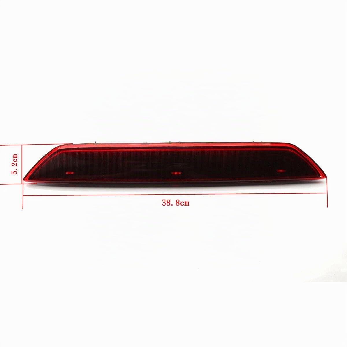 Apto para Ford Transit MK8 Tourneo Custom LED High Level Luz trasera tercera luz de freno, 3ª luz trasera de parada (lente roja), 1899968