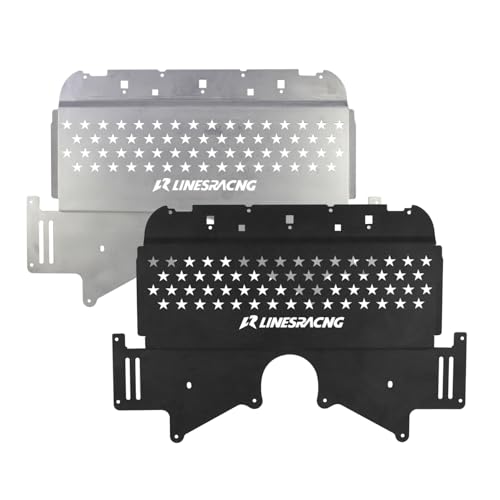 Image of Oil Cooler Skid Plate Compatible with BMW G80 G82 M3 M4 G87 M2 2021 2022 2023 2024 Aluminum Black