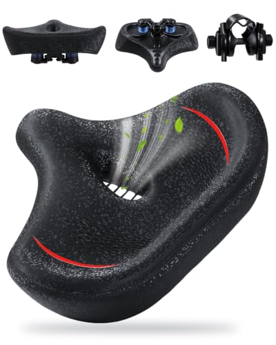 Oversized Dual Shock Bike Saddle