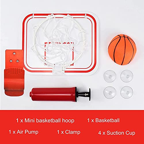 Mini Basketball Hoop Set, Portable And Easy Store Indoor Basketball Hoop With Air Pump, Suction Cup, Clamp, Wall Mounted Basketball Stand, For Bedroom Living Room Door 23.3.27 #TOP7