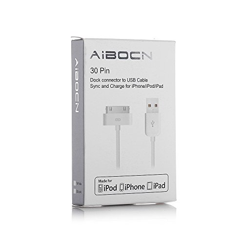 Aibocn Mfi Certified 30 Pin Sync And Charge Dock Cable (New Packaging × 2 Pack) #TOP5