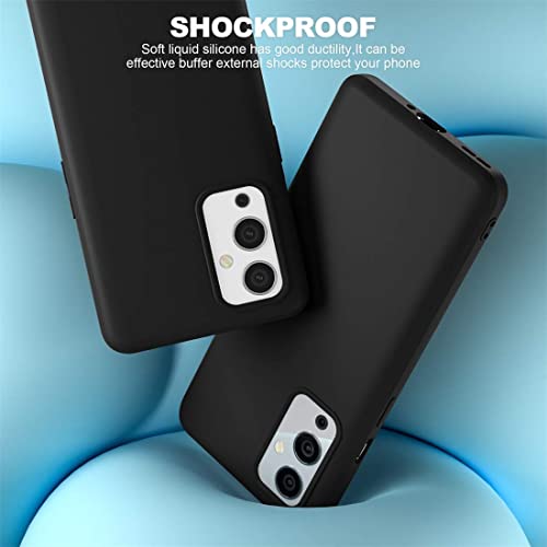 Image of Mobile Back Cover Case for Oneplus 9 (Silicone Case|CameraProtection|Black SC1510)