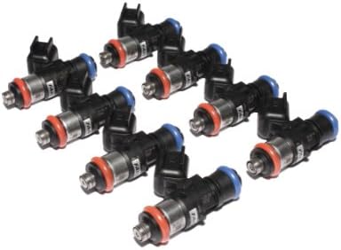 FAST 30859-8 Precision-Flow 87.8 lb/hr 960.8cc/min High-Impedance Fuel Injector for LS2, (Set of 8)
