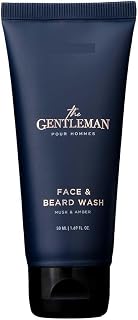Dk Gentlemen Men's Face Wash with Vitamin E & Aloe Vera | Cleanses, Hydrates & Refreshes Skin | For All Skin Types | 50ml