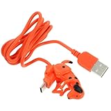 ASAKKURA Kompaktes Leichtes USB ladekabel mit Lustiger Hundeform Passgenau für Type c Smartphones für Unterwegs und Zuhause Praktisches Geschenk für Mädchen und Freunde