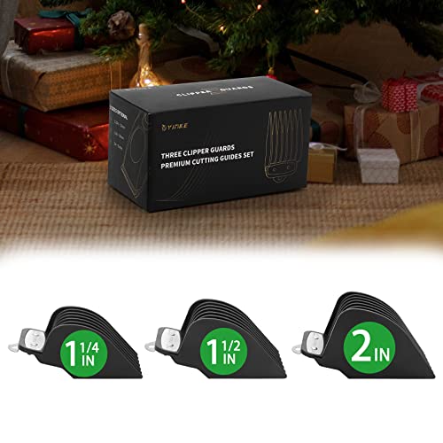 Yinke Guide Combs Guards For Wahl Clippers Trimmers, Premium With Metal Clip - 1 & 1/4" 1 & 1/2" 2", No.16 No.12 No.10 Fits Most Size Wahl Clippers Cutting Guide Combs (3Pcs, Black) #TOP7