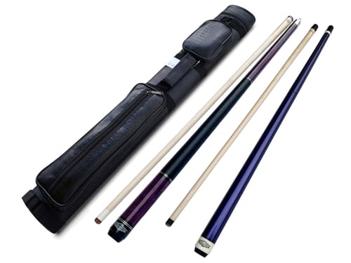 Combo Deal ! Champion Constellation Pool cue and Nemesis Jump and Break cue, Pro Taper,2X2 Cue Case, Two Champion Gloves (Model 4, Jump Break cue 20oz, Playing cue 19oz)