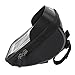 RiToEasysports Bike Phone Mount Bag, Large Capacity Bike Storage Pouch Bag Display Shockproof Handlebar Cycling Pouch with Reflective Strip