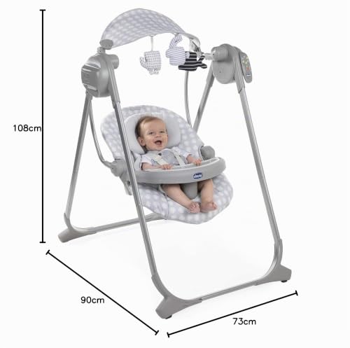 Miniatura 9 de Chicco Polly Columpio Hasta 07079110490000 Bebé Swing, Plata