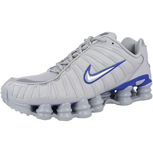 Nike Shox TL Men's Shoes (CN0151-001, Wolf Grey/Racer Blue/Metallic Silver) Size 94