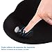 immagine 8Anpollo Tappetino Mouse Ergonomico con Supporto per Il Polso, Tappetino per Mouse in Gel Confortevole, Tappetino Mouse Gaming Resistente - Nero
