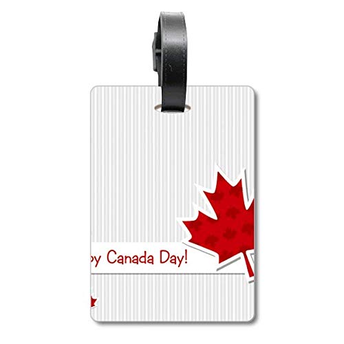 Étiquette Canada d'identification verticale feuille d'érable