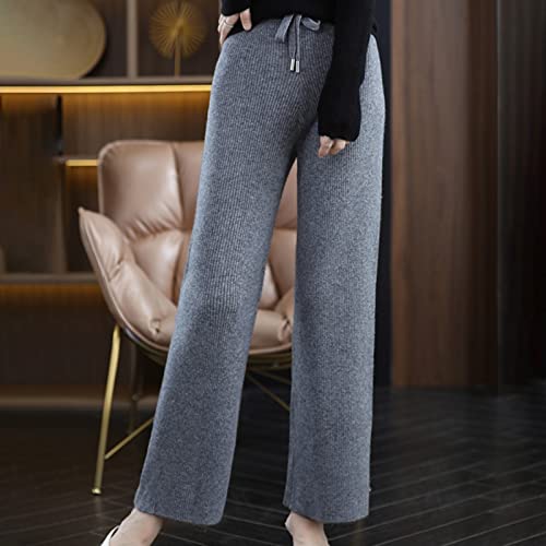 Pantalon large femme anti-froid taille haute pour éliminer l'inconfort de l'hiver