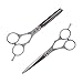 Produktbild OULII 2pcs Friseur Schere schneiden Set Haar Haarschneideumhang Ausdünnung Schere Schere Friseur Set