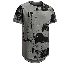 Keasmto Mens T Shirts Hip Hop Casual Stylish Cool Shirt