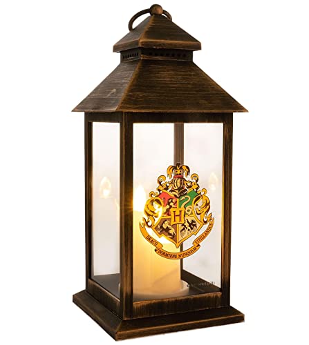 Harry Potter Light Up Lantern - Hogwarts Crest, Gold