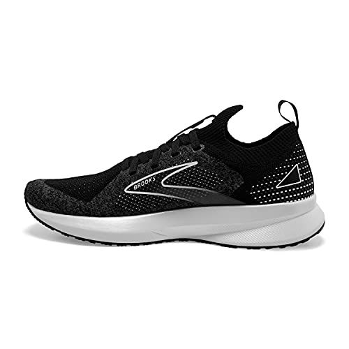 Image of Brooks Women's Levitate StealthFit 5 Neutral Running Shoe, Black /Grey /White, 9.5
