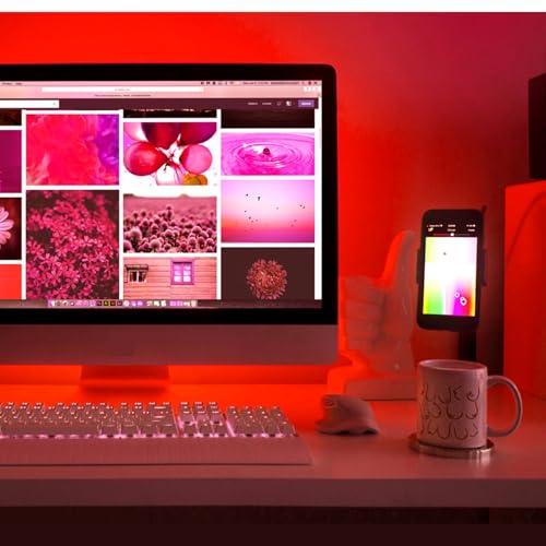 Image of El Sheet Panel Light - 2Pcs 10 x 10cm DIY Electroluminescent Cuttable Mask Eye Lighting DIY Cosplay Party Decoration Continuous /Strobe (Red)
