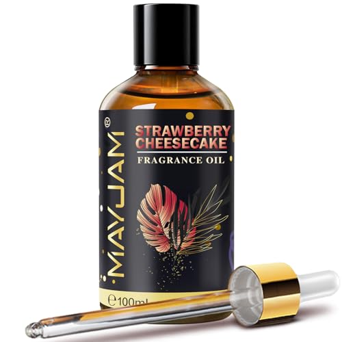 MAYJAM Strawberry Cheesecake Fragrance Oil for Diffusers, 100ML/3.38FL.OZ