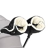 Universalgröße für Kinderwagen: Der Kinderwagen Handschuhe passt an jeden handelsüblichen Kinderwagen. Sie können Ihre Hand in den Handschuh stecken und Ihr Handgelenk einwickeln, dass deine Handgelenke und Hände wirklich warm sind! Dass Sie Ihre Hände leicht und schnell ein- und ausziehen können.