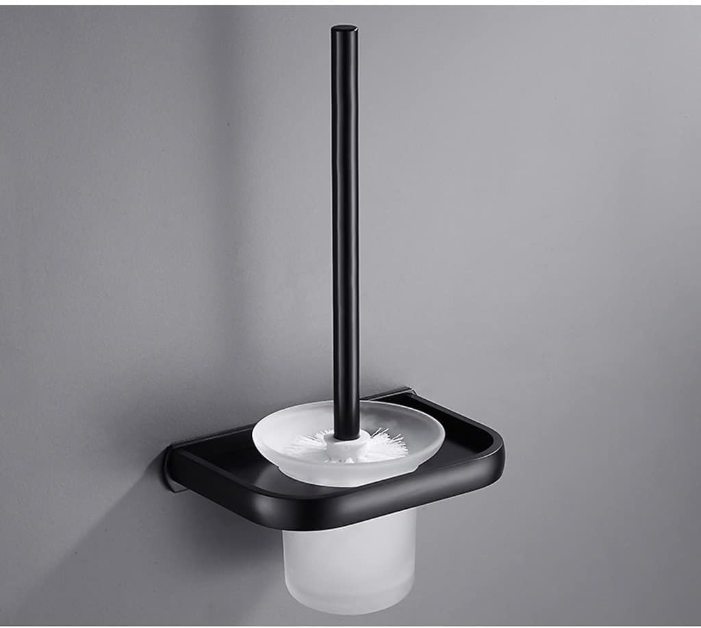 Toilet Brush Toilet Brush Holder Bathroom Punch-Free Toilet Bowl Brush, Modern Household Modern Toilet Cleaning Brushs 360° No Dead Angle Cleaning Brush Set Cleaning Brush