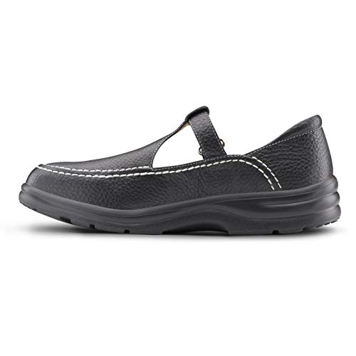 DR. COMFORT Lu Lu Mary Jane Comfortable Diabetic Shoes for Women with Gel Inserts-Leather Dress Shoes4