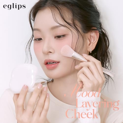 EGLIPS Mood Layering Cheek | Lightweight Layering Powder Blush, Soft-Focus Finish, Buildable Natural Color, Silky Smooth Texture, Long-Lasting Cheek Makeup, K-Beauty Blusher (05 PARCHMENT) - Image 9
