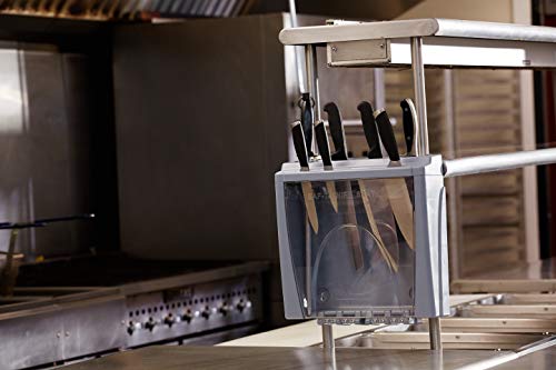 San Jamar Stk1008 Saf-T-Knife Assembled Station, 15" Width X 15" Height X 4-1/4" Depth #TOP7