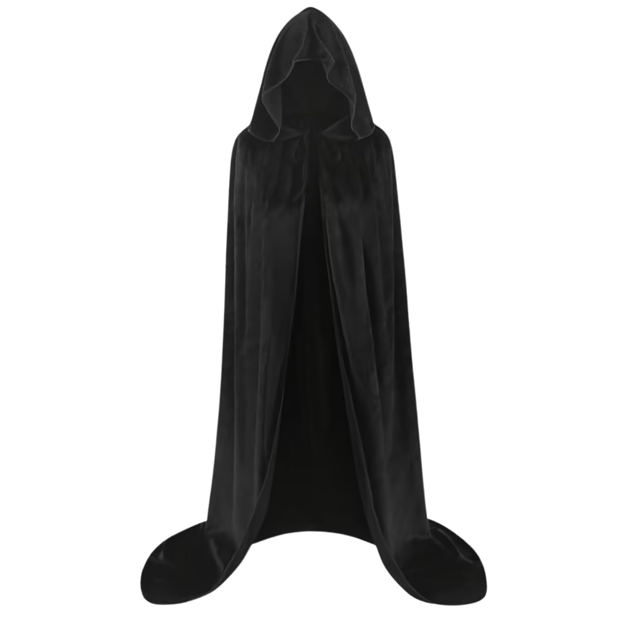 HAPNBCELE Unisex Velvet Cape Hooded Cloak