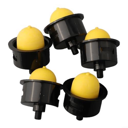 Juego de cinco sopladores de carburador para bombilla de imprimación compatible con la serie RM cortacésped bomba de carburador de plástico construcción de goma