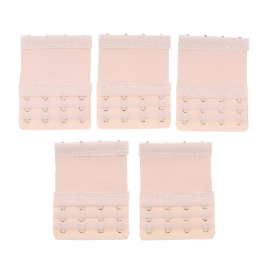 5Pack Womens Bra Extender 4 Hook 3 Rows Bra Extension Underwear Straps BeigeClothing, Shoes & Accessories | Womens Clothing | Intimates & Sleep | Bras & Bra Sets-image-42