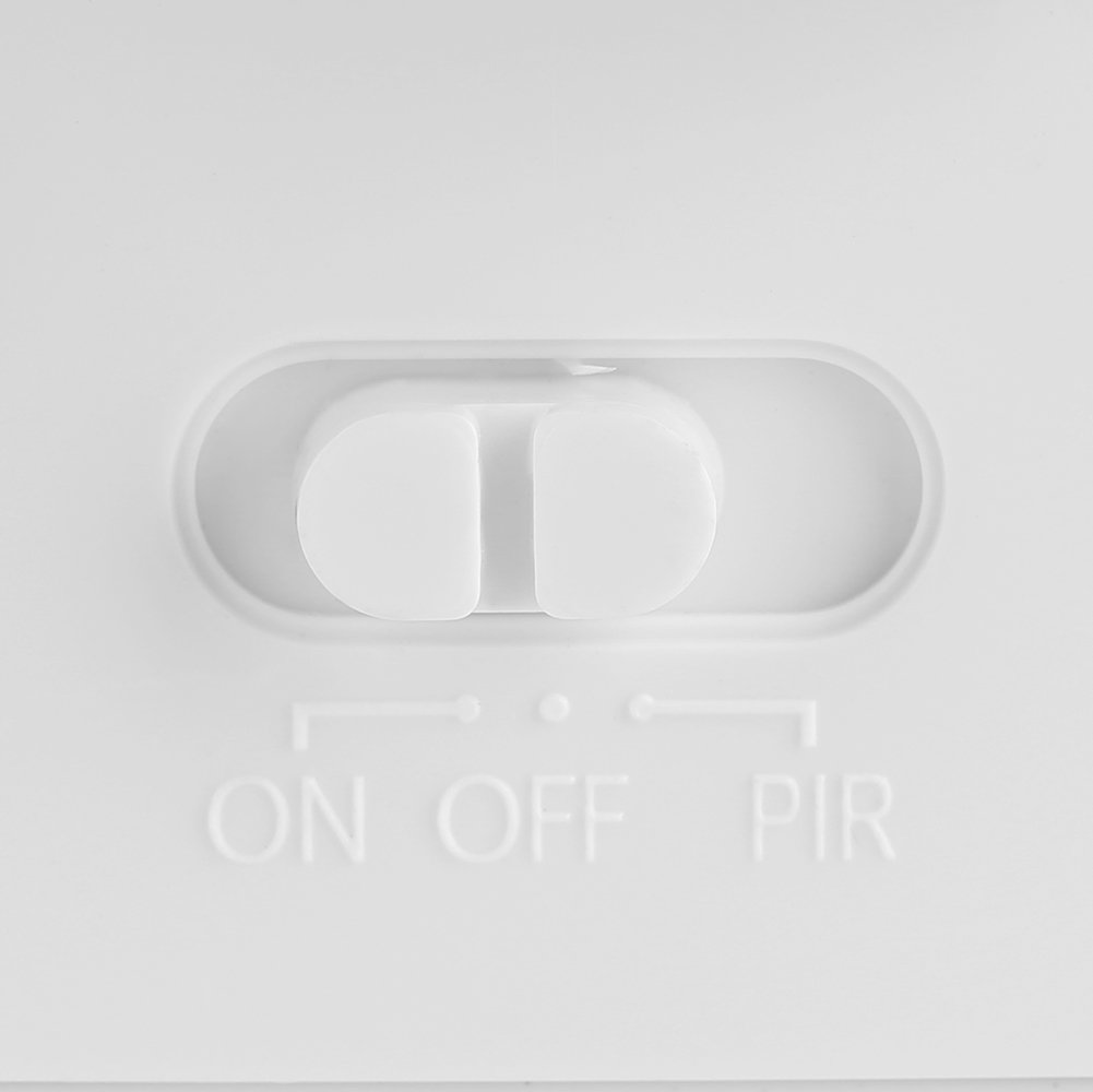 Capteur D'occupation PIR Motion Light Switch, AC 110V-240V PIR Sensor Light Switch Indoor, Wall Flush Mounted on Off Switch