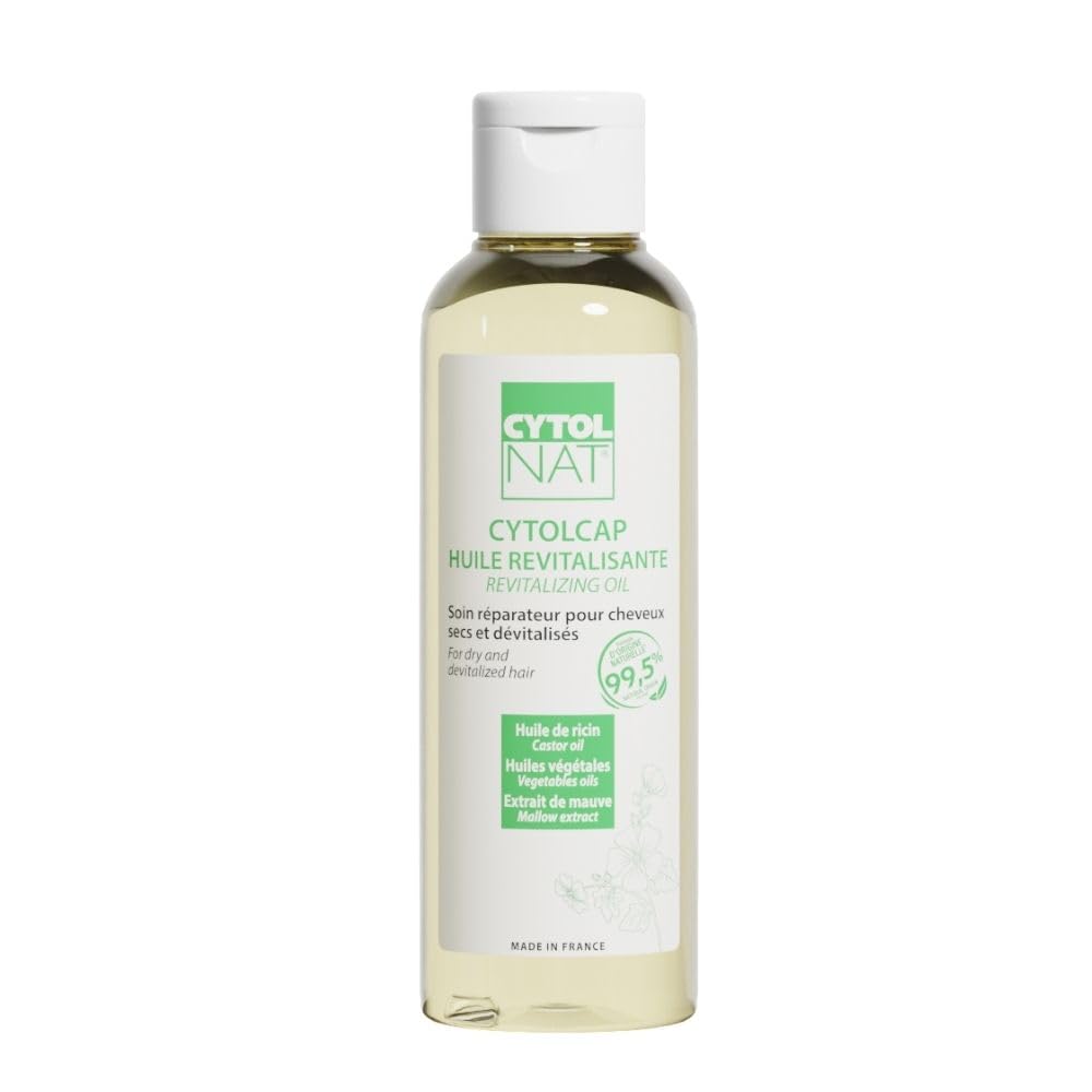Cytolnat Cytolcap Huile Capillaire Nourrissante 150 ml – Soin Réparateur Cheveux Secs & Abîmés – Stimule la Repousse – Traitement Avant-Shampoing