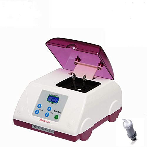TopSeller 歯科用デジタル アマルガメーター 水銀合金混合器 ブレンド アマルガム カプセルミキサー ミキサー 実験装置 高速 LCD表示 液晶ディスプレイ (パープル)