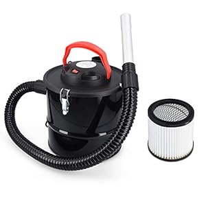 Navaris krachtige aszuiger met filter – 800W asstofzuiger met 10 liter reservoir – Stofzuiger voor open haard, barbecue en schoorsteen