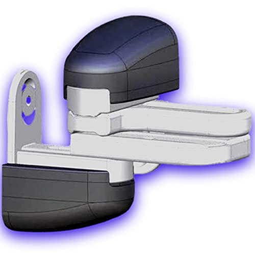 Déco fer Forgé- GOND REGULATEUR DE PENTE-PORTAIL ALU PVC-MODULO INOX CUPRO NOIR-A Visser -ARTICULATION 6 À 17% -Portail Battant-Système Anti-Soulèvement 2...