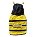 NACOCO Dog Bee Costume Pet Cute Coat Puppy Clothes Cat Bumblebee Apparel with Hoodies for Small and Medium Dog (L)