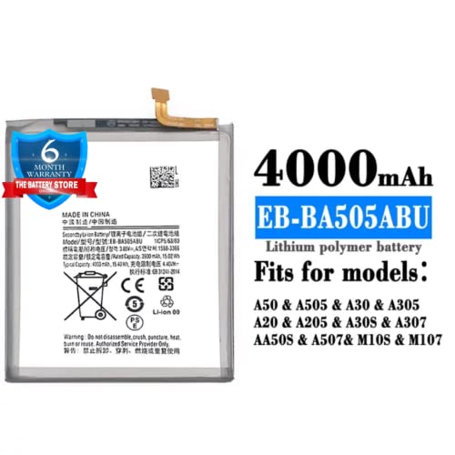 Image of THE BATTERY STORE Orignal Battery (BA505ABN) for Samsung /A50 / A10 / A20 / A30 /A50S / A30S / (BA505ABN)Battery with 6 month warranty and high capacity battery backup. Carefully check your phone model and purchase. (FOR SAMSUNG A10 /M10)