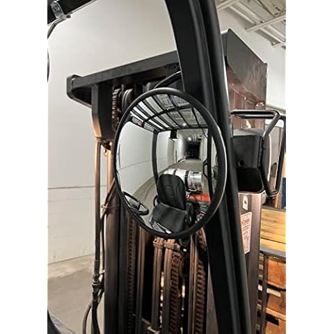 8.5" Round Universal Forklift Spot Mirror by Maverick Advantage Cover